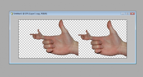 Creation of Fingerhand: Step 4